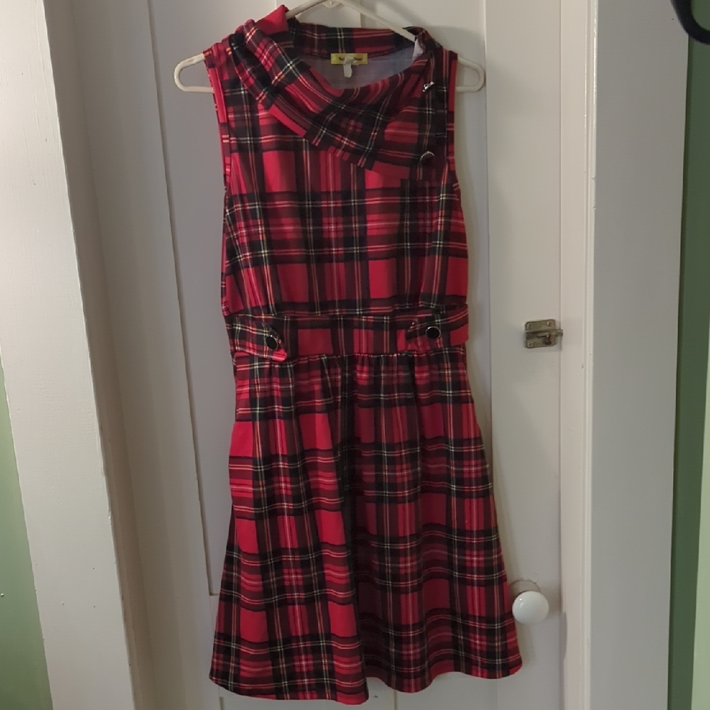 Modcloth Plaid Dress
